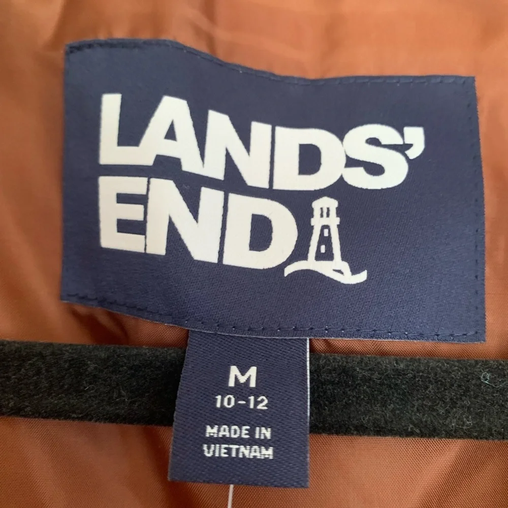 Lands' End Brown Quilted Vest - Picture 5 of 10